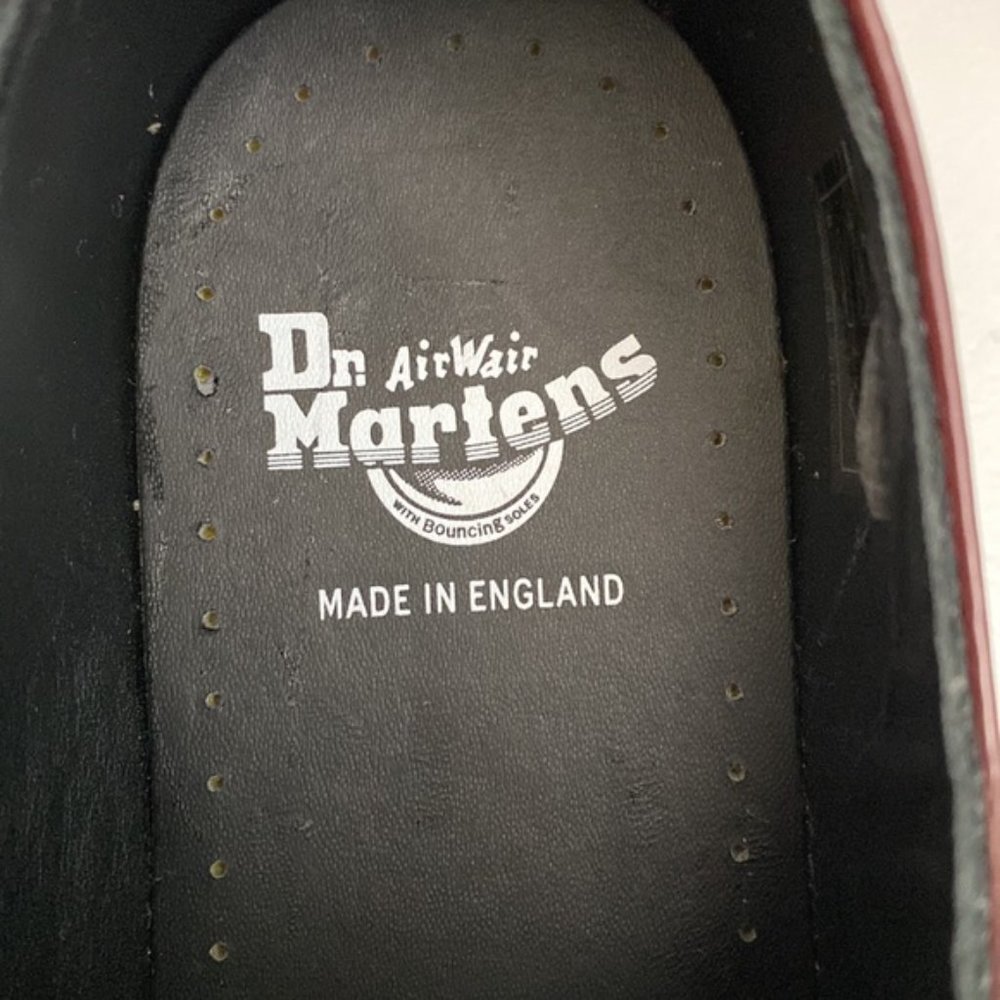 ❗️SOLD❗️Dr Martens 1461 Mono Oxblood Patent Leather Size 6 - Picture 5 of 10